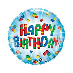 Exploding Building Blocks Balloon